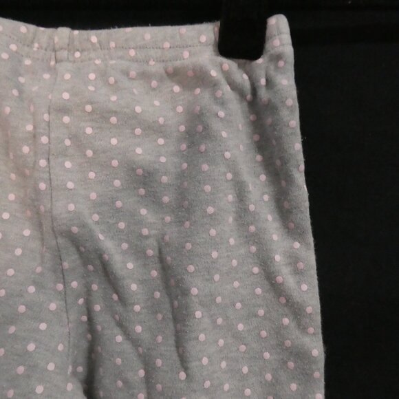 HARTSTRINGS | 18 months | Grey Pants | Pink Polka Dots | Ruffle Hem | Pink Bow - Picture 10 of 12